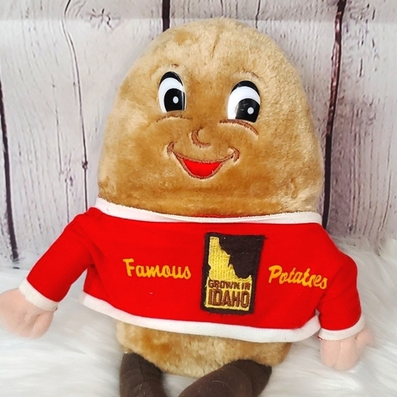 Vintage 90s Idaho Potato Buddy Famous Idaho Potato Spud Plush Stuffed Animal 18" - Picture 4 of 16
